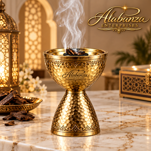 Luxury Durable Eco-Friendly Long-lasting Aromatic Hammered Brass <b>Bakhoor</b> Incense Burner Arabic <b>Oud</b> Mabkhara Home Hotel Ramadan - Product Image 3