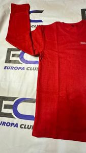 T-shirt à manches longues en coton 100% fabriqué en usine, coupe classique, impression sérigraphique, col rond personnalisé - Product Image 6