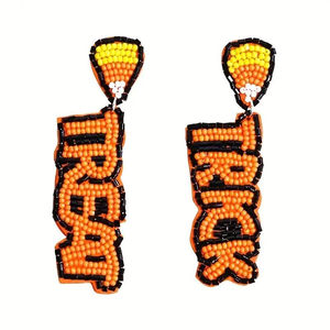 Joyas de Moda para Halloween Hechas a Mano con Cuentas de Arroz, Dulces de Maíz Elegantes para Fiesta de Halloween, por MULTI CRAFT - Product Image 1