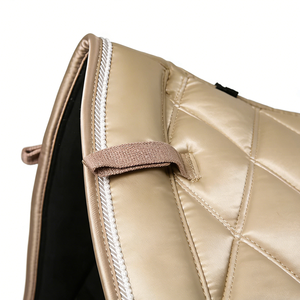 <b>Equestrian</b> Supplier Custom Made Foam Filled Satin Horse Saddle Pads for -Cob-Full Size English Dressage - Product Image 2