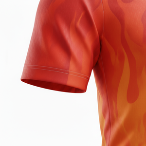 ชุดฟุตบอลแบบ unisex เสื้อและกางเกงขาสั้นสองชิ้น แห้งเร็ว ระบายอากาศได้ดี ชุดฝึกซ้อมกีฬา รับผลิตตามแบบ OEM - Product Image 6