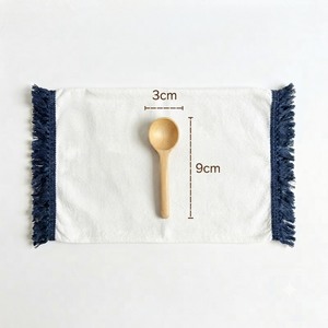 Wooden Tea <b>Spoon</b> with Long Handle and Double <b>Ring</b> Design Minimalist Eco-Friendly Dishwasher Safe Creative Kitchen Utensil - Product Image 4