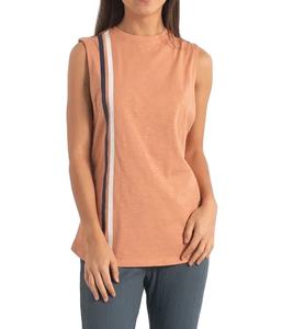 Camiseta de gimnasio para mujer, camiseta sin mangas deportiva para mujer, ropa informal para mujer, cuello redondo de Color sólido, sin mangas, cómoda, de secado rápido - Product Image 1
