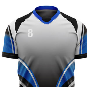 Uniforme de Rugby Reflectante y Transpirable Hecho a Medida con Color y Logotipo Personalizados, Servicio OEM, Manga Corta - Product Image 4