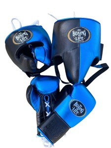 Hot Selling No Boxing No Life Boxing Sparring Set New Model Lace Up Training Fight Gear Leather Boxing Kit For Gym, Competition - Product Image 5