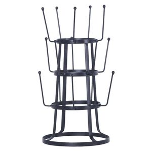 Elegante Organizzatore per Armadietto in Acciaio, Porta Tazze e Supporto per Bicchieri - Product Image 5