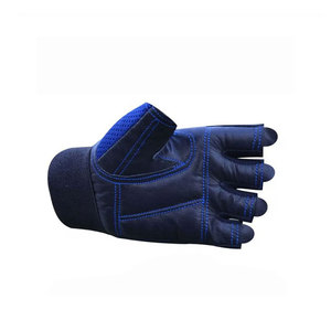 Half Finger Weight Lifting Gloves PU Material Breathable Non-Slip <b>Hook</b> And Loop Closure Unisex Racing Gloves <b>Outdoor</b> Activities - Product Image 2