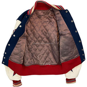 Fabricant sur mesure, vente en gros, veste en chenille de haute qualité, veste de sport pour hommes, streetwear vintage personnalisé, hiver, grande taille, imperméable - Product Image 5