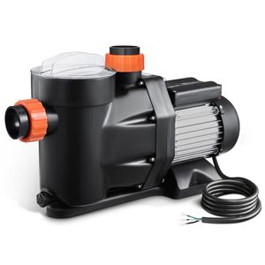 Pompa per Piscina Interrata da 2 HP con Portata Massima di 135 GPM, 220V, 3450 RPM, Prevalenza Massima di 61 ft, Monovelocità, Scocca in PP, Trifase - Product Image 4