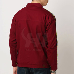 Top Selling OEM Service Men Jeans Jacket Wholesale Price Men Jeans Jacket 100% Cotton Men Jeans Jacket - Product Image 4