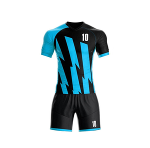 Soccer Short Sleeve Lightweight Breathable Quick Dry <b>Men</b> Uniform 100% Polyester Elastic <b>Waist</b> Customized Team Name Wholesale - Product Image 2