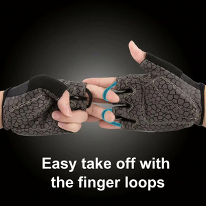 Guantes de Ciclismo para Hombre y Mujer, Transpirables, de Medio Dedo, Acolchados, Antideslizantes, para Ciclismo de Carretera y Montaña - Product Image 4