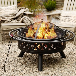 Trendy Tapered <b>Metal</b> Fire Pit for Garden Patio Decoration - Product Image 2