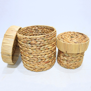 Cestas de mimbre artesanales de Artex Dong Thap Factory Vietnam, hechas a mano con jacinto de agua, ecológicas, modelo SD4172A-2NA - Product Image 3