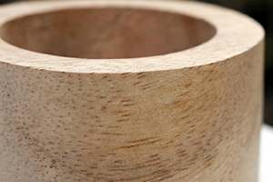 Ensemble d'anneaux de serviette en bois écologiques vintage avec incrustation dorée, nouveau style chinois, décoration de table ronde pour mariage, dîner, fête - Product Image 3