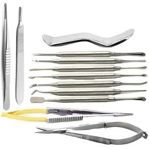 Reusable Stainless Steel Micro Oral Surgery Instrument Kit Dental Surgical Tools with Dental <b>Mirror</b> Professional Set Java Surgic - Product Image 6