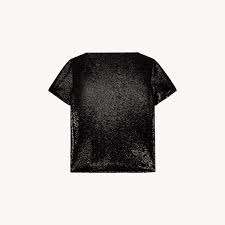 Delta Sorority 13 Inspired Hip Hop Performance Wear T-Shirt Women's Breathable <b>Sequins</b> Short Sleeve Mesh Fabric Jersey <b>Top</b> - Product Image 2