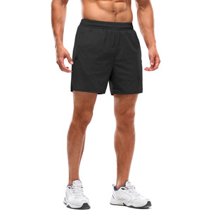 Shorts de bain et de sport pour hommes, style urbain, été, personnalisables, à motif uni, teints, pour la plage et le jogging - Product Image 1