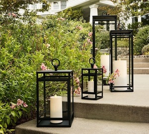 Customised Decorative Outdoor Indoor Metal Candle <b>Lanterns</b> Farmhouse Floor & Hanging Metal & <b>Glass</b> Candle <b>Lanterns</b> - Product Image 6