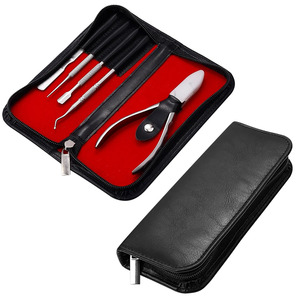 Wholesale Luxury <b>Nail</b> Care Suite Nippers, Pushers, And Files Customizable Logo & Branding Available Stainless Steel Podiatry <b>Set</b> - Product Image 3