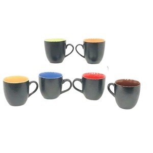Tasses à café indiennes classiques en céramique Rainbow Core - Product Image 1
