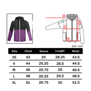 Chaqueta Impermeable de Poliéster Suave para Hombre, Talla Grande, Cortavientos Transpirable y Moderno para Correr al Aire Libre, Estilo Casual - Product Image 4