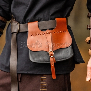 Bolsa de cuero genuino de alta calidad con logotipo personalizado, nueva bolsa de cuero de moda para hombres y mujeres, bolsa para herramientas de cuero, bolsa para teléfono inteligente. - Product Image 3