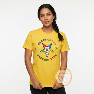 Wholesale Eastern Star Women's Summer Casual T-Shirt-Eco-Friendly Cotton Jersey Fabric Breathable Anti-Wrinkle Half Sleeve - Product Image 4