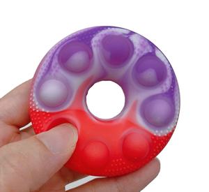 Kids Stress Relief Sensory Fidget Toy Rainbow Bubble Popper Soft Squeeze Anti Anxiety Toy for Children Focus Calm Down Toy - Product Image 2