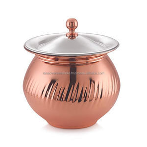 Elegante SERVICIO DE ACERO INOXIDABLE Handi diseño tradicional hecho a mano para servir delicioso arroz al curry y más a un precio asequible - Product Image 5