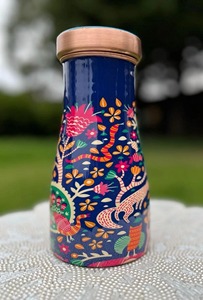 Bouteille d'eau en cuivre style rétro, bouteille d'eau en cuivre vintage, bouteille d'eau en cuivre couleur unie, bouteille en cuivre personnalisée fabriquée en usine - Product Image 4