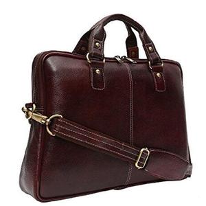 Sac messager pour ordinateur portable en cuir véritable léger et imperméable de haute qualité fabriqué en Inde, 15,6 pouces, unisexe, pour le bureau - Product Image 4
