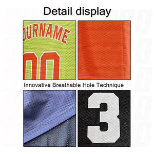 Uniforme de basket-ball en mesh personnalisé par sublimation, respirant et à séchage rapide, maillot jaune orange et short pour hommes, uniforme d'équipe de basket-ball - Product Image 4