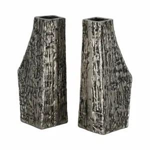 Sujetalibros Decorativos de Metal de Hierro de Tendencia Mundial para Exhibición en Estanterías, Sujetalibros de Metal de Diseño Premium, Escultura Moderna Pulida - Product Image 2