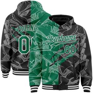 Custom Printed Varsity <b>Jacket</b> <b>Men</b> Plus Size Street Style Black Red Skeleton Prayer Design Heat-Transfer Printed Quick Dry Winter - Product Image 3