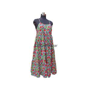 Vestido Elegante sin Mangas, Estilo Bohemio, 100% Algodón Puro, para Mujer, Ideal para Fiestas en la Playa y Salidas Nocturnas, Disponible al por Mayor - Product Image 5