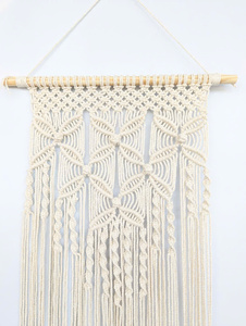 Interior <b>Decor</b> Macrame <b>Wall</b> Hangings Premium Macrame Artwork for Hotels Wholesale Supplier Lightweight Durable Vietnam - Product Image 2