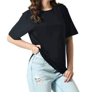 เสื้อยืดสตรีทแวร์ทรงหลวมแบบดรอปโชว์เดอร์ ระบายอากาศได้ดี คุณภาพพรีเมียม ผลิตตามสั่ง ผ้าโพลีเอสเตอร์และคอตตอน รุ่น 2026 - Product Image 3