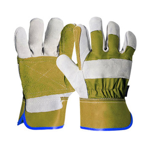 Gants de sécurité en cuir de vachette canadien pleine fleur pour travaux industriels, résistants à l'abrasion, pour usage domestique (vente en gros) - Product Image 6