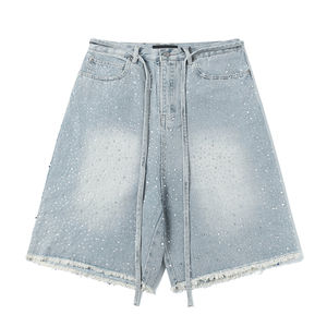 Short en jean pour homme, confortable et jeune, avec logo personnalisé, décontracté, de haute qualité, en coton simple – Grande Vente - Product Image 6
