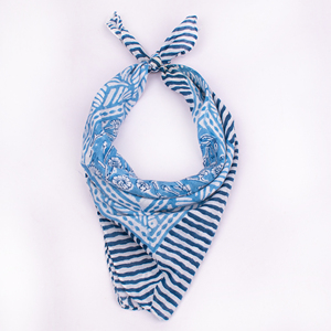 Pañuelo Cuadrado de Algodón Hecho a Mano Estilo Vaquero Occidental, Ecológico, Orgánico, Multicolor, Unisex, Suave, Accesorio para Exteriores - Product Image 3