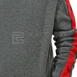 Vente chaude à la mode Slim Fit hommes survêtement vêtements d'entraînement confortable fermeture éclair hommes survêtement - Product Image 3