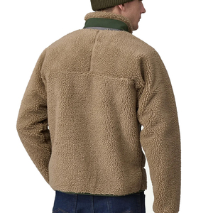 Chaqueta de Forro Polar Suave para Hombre con Cierre Completo, Tejido Cálido, Manga Larga, Abrigo para Exteriores, Senderismo, Camping, Viajes y Uso Diario - Product Image 3