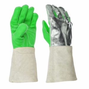 Guantes de Seguridad para Construcción Resistentes y Personalizables, Duraderos, Reforzados, de Cuero Vacuno Aluminizado, Resistentes a Pinchazos, Certificados CE, Resistentes al Calor - Product Image 3