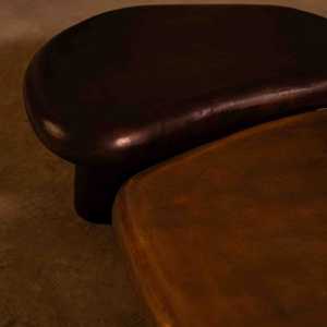 Consigue tu Mesa Consola de Estilo Moderno de Mediados de Siglo, Base de Pedestal de Madera Maciza, Muebles Hechos a Mano para Sala de Estar - Product Image 6