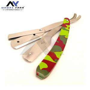Handheld Barber Razors Shaving Tools Clean Shaves Beard Professional Grooming Salon Shaving Beard Paper Coated <b>Swing</b> Lock Razors - Product Image 2