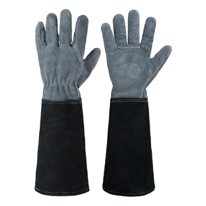 High Custom Cowhide Leather Gardening <b>Gloves</b> Men Women Breathable Rose Pruning Thorn-Proof Safety <b>Gloves</b> Windproof <b>Moisture</b> - Product Image 1