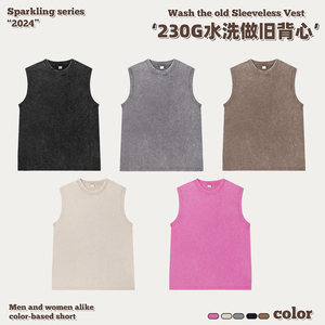 Camiseta sin Mangas para Hombre de Alta Calidad, 100% Algodón, Antiencogimiento, con Logotipo Personalizado, Estilo Retro, 230 g/m² - Product Image 5