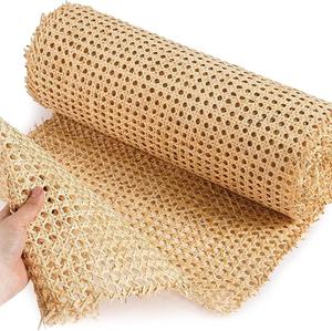 BEST-SELLER : Tissu en rotin naturel tressé pour sièges de chaise, portes d'armoires, meubles – Rouleau de maille tissée à la main – Approvisionnement direct usine - Product Image 5