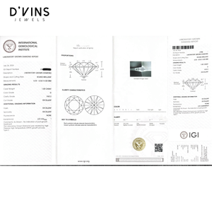 เพชรทรงกลมเจียระไนแบบบริลเลียนท์ 1.5 กะรัต สี D แฟนซีไลท์ฟิล ผลิตในห้องปฏิบัติการ ยี่ห้อ D'vins Jewels แหล่งกำเนิดเมืองสุราษฎร์ สำหรับทำเครื่องประดับ - Product Image 5